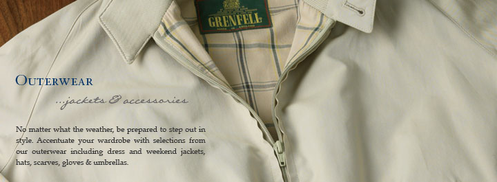 Outerwear... jackets and accessories