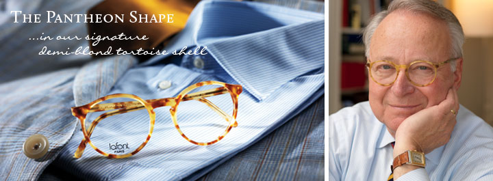 The Pantheon Shape...in our signature demi-blond tortoise shell.