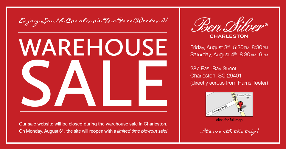 Ben Silver Warehouse Sale!