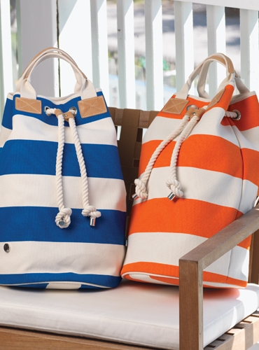 bucket bag orange