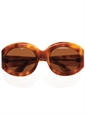 Francois Pinton Large Amber Tortoiseshell Sunglasses