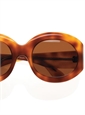Francois Pinton Large Amber Tortoiseshell Sunglasses