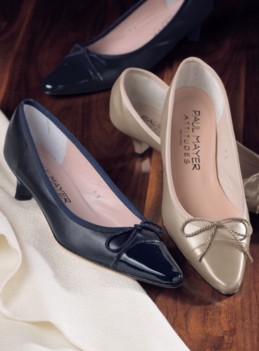 champagne kitten heel shoes