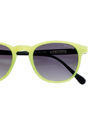 Colorful Sunglasses In Lime Green Matte 