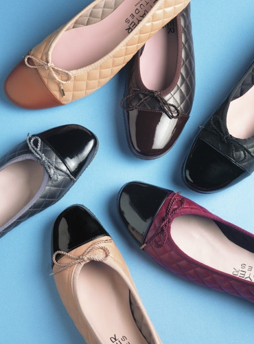 womens quilted flats