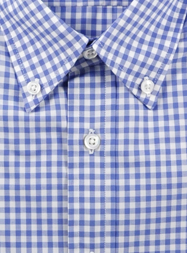 gingham blue shirt