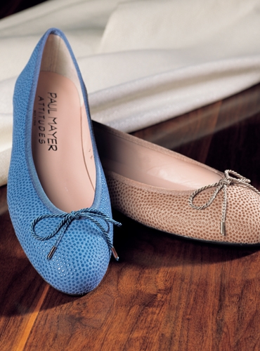 cornflower blue flat shoes