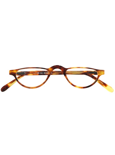 Silver Line Half Moon Reader in Paris Tortoise