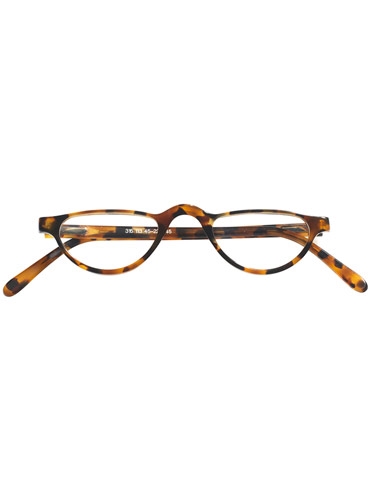 Silver Line Half Moon Reader in Tortoise
