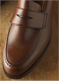 The Harvard Loafer in Tan Pebble Grain