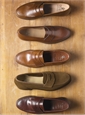 The Harvard Loafer in Tan Pebble Grain