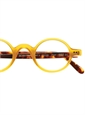 Honey Archival Round Frame with Tortoise Temples