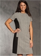 Tweed Panel Dress