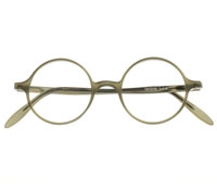 Silver Line Round Frame in Matte Grey