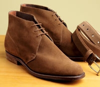 Tobacco Suede Unlined Chukka Boots
