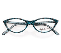 Anglo-American Cateye Frame in Turquoise
