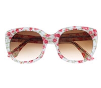 Pink Floral Sunglasses