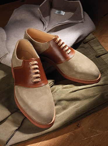 suede saddle shoes