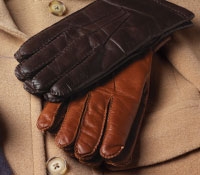 Rabbit Lined Nappa Leather Gloves