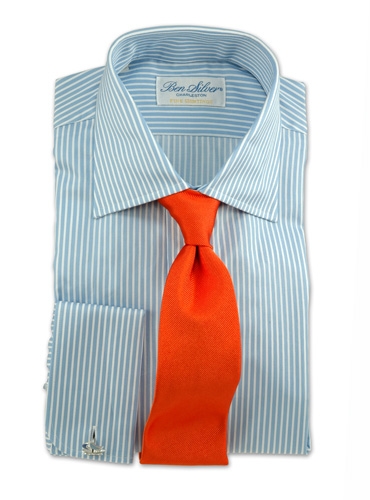 English Silk Solid Necktie Orange