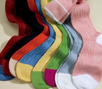 Sea Island Cotton Cable Socks