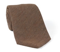 Wool/Silk Solid Tie Tan