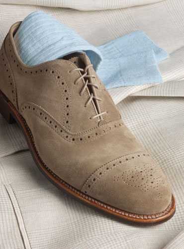 alden cap toe blucher