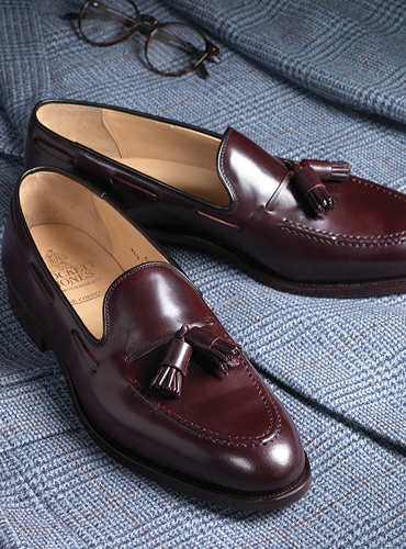 The Cavendish Tassel Loafer In Cordovan 1703