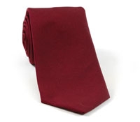 Slim Solid Tie Wine