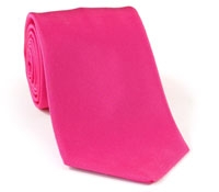 Woven Mogador Tie Hot Pink