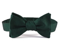 Tartan Green Faille Bowtie