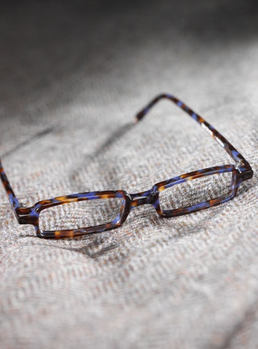 Blue and Brown Marbled Rectangular Frame
