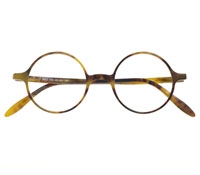 Silver Line Round Frame in Matte Mahogany