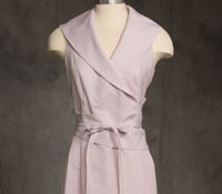 Portrait Collar Sleeveless Dress
