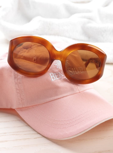 Francois Pinton Large Amber Tortoiseshell Sunglasses