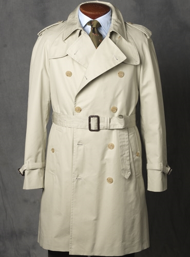 classic trench raincoat