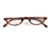Cateye Shape Readers in Dark Tortoise