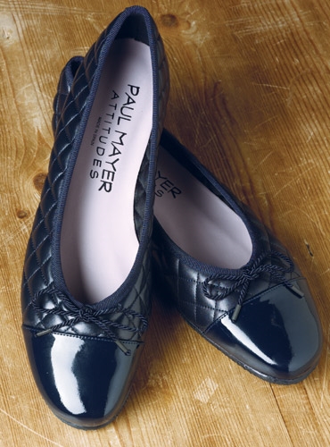 navy flats size 9