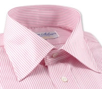 170's Pink and White Bengal Stripe Shirt