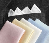 Pre-Folded Linen Pocket Squares