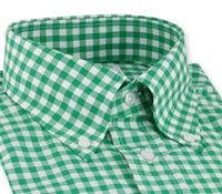 Green Gingham Shirt