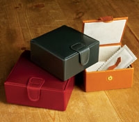 Bridle Leather Jewelry Boxes