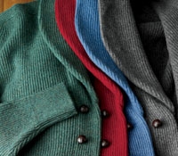 Lambswool Shawl Collar Cardigan