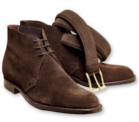 Brown Suede Unlined Chukka Boots