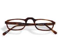Dark Amber Rectangular Readers