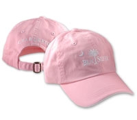 Youth Size Ben Silver Logo Cap in Pink