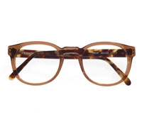 Chestnut-Smoke Slightly Square Frame