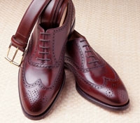 The Downing Wingtip In Burgundy