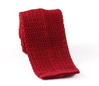 Classic Silk Knit Tie in Brick
