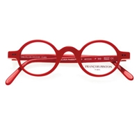 Red Archival Round Frame